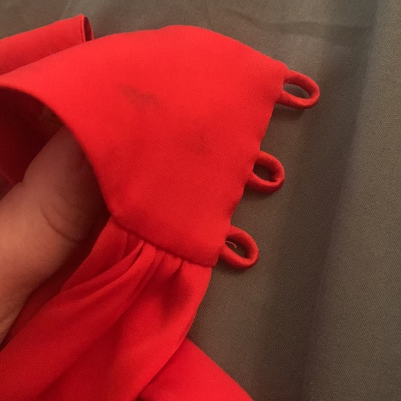 Red Ruffle dress prefect for Christmas! - Picture 3 of 3